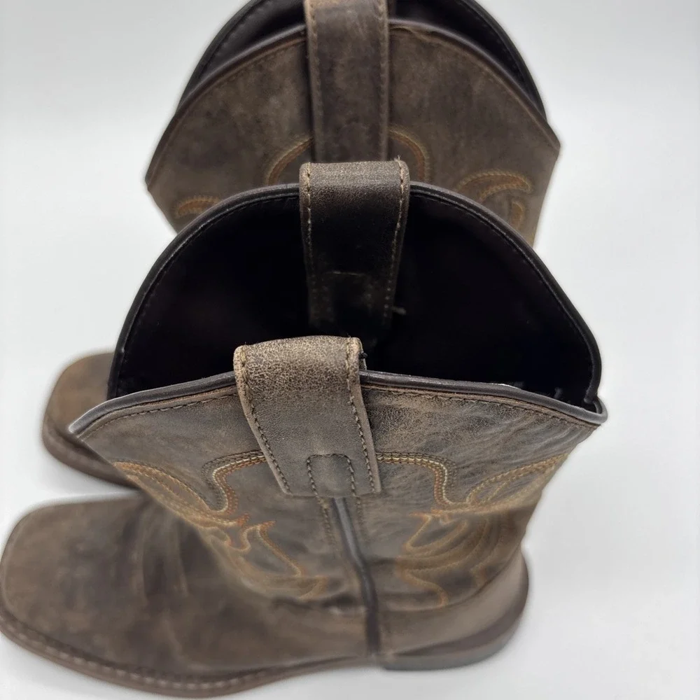 Smoky Mountain Youth Leather Cowboy Boots SZ 1.5